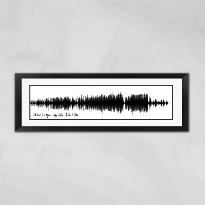 Custom Song Wave Print, Song Sound Wave Art, Soundwave Art Print, Wall Art Print